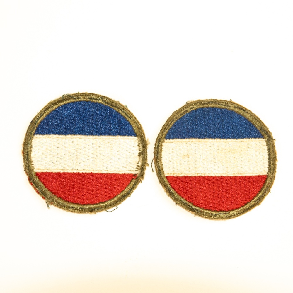 2 Vintage World War 2 United States Army Ground Forces  Shoulder Sleeve Insignia